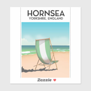 Adesivo Hornsea, Hornsea, poster de viagens de Yorkshire