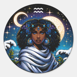 Adesivo Horoscope Sign Aquarius Symbol