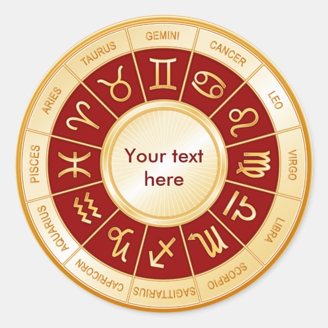 Adesivo Horoscópio Mandala (Frente)