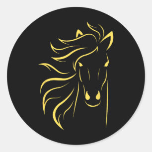 Adesivo Horse Lover Oferece Mulheres Equestres Homens Hors