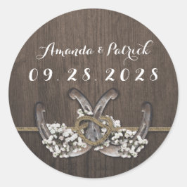 Adesivo Horsfere Bebê Breath Rustic Wedding Favor