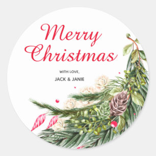 Adesivo Hortaliças personalizadas do Natal