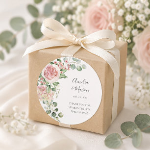 Adesivo Hortênsia Peônia Eucalipto Floral Rosa Casamento