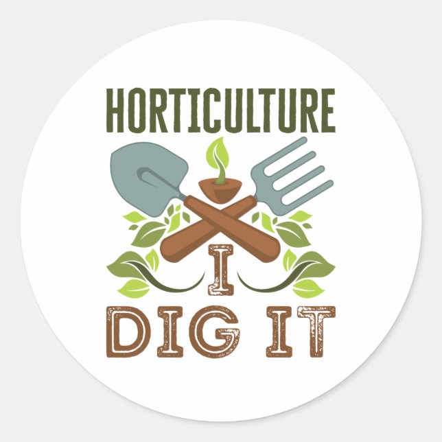 Adesivo Horticultura Eu Canto (Frente)