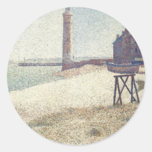 Adesivo Hospice et Phare, Honfleur por Georges Seurat