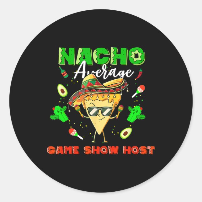 Adesivo Host Média de Jogo do Nacho Mexicano (Frente)