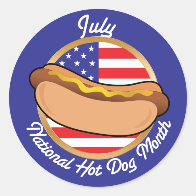 Adesivo Hot Dog National (Frente)