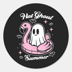Adesivo Hot Ghoul Summer Flamingo Ghost Summerdal