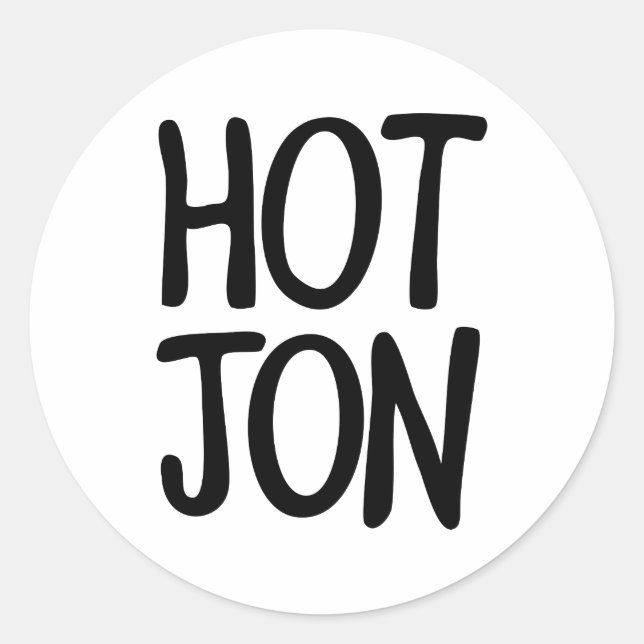 ADESIVO HOT JON (Frente)