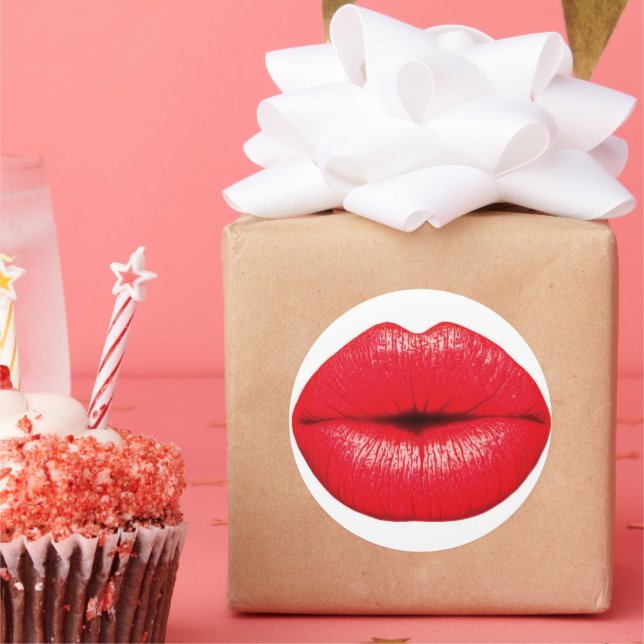 Adesivo Hot lips kiss stickers (Festa)