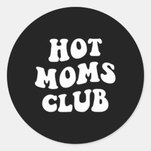 Adesivo Hot Mães Club Divertido Mãe Engraçado Dia de as mã