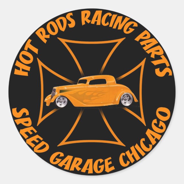 Adesivo Hot Rods Sticker (Frente)