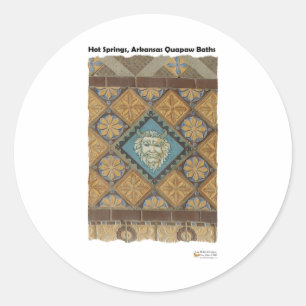 Adesivo Hot Springs, AR Quapaw Dome Azulejos Presentes Rou