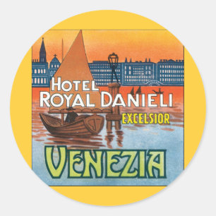 Adesivo Hotel Danieli real de Venezia