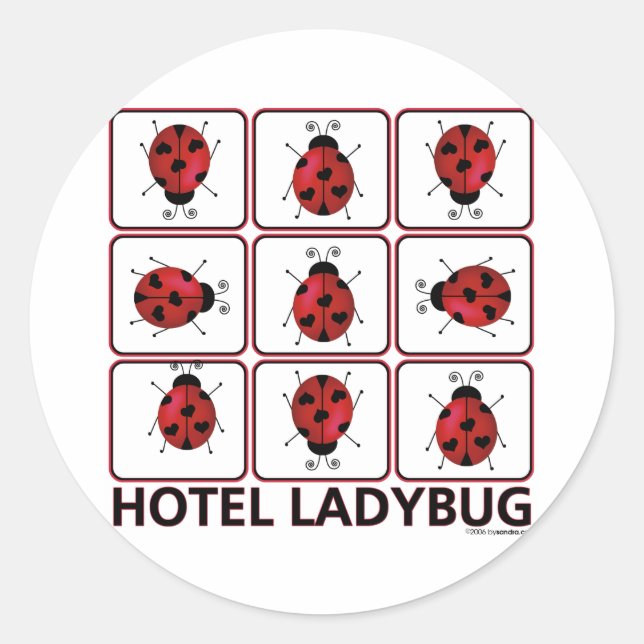 Adesivo Hotel Ladybug (Frente)