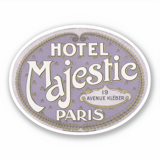 Adesivo Hotel Majexpressa Paris (Frente)