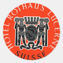 Hotel Rothaus Lucerne Suiça Sticker