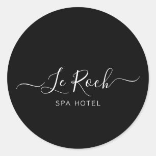 Adesivo Hotel Spa Black