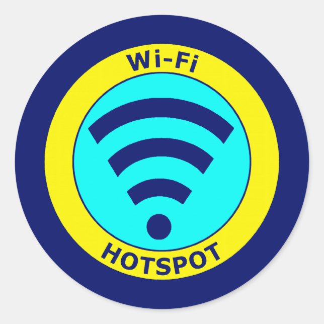 Adesivo Hotspot Wi-Fi (Frente)