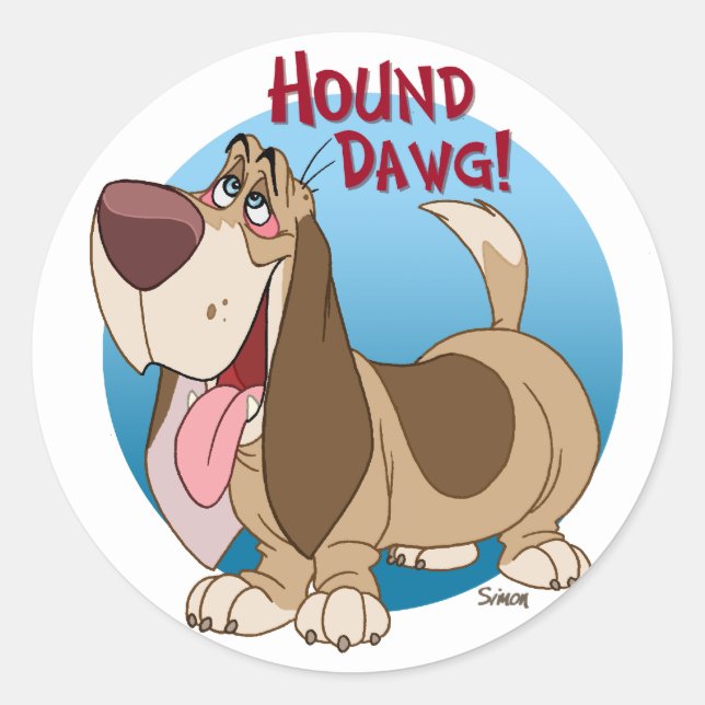 Adesivo hound dawg (Frente)
