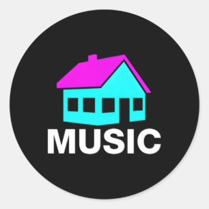 Adesivo House Music Edm Rave