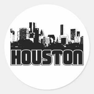 Adesivo Houston Skyline