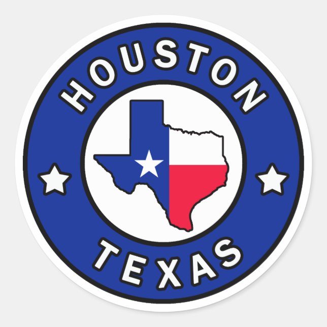 Adesivo Houston Texas (Frente)