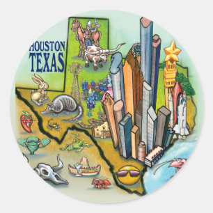 Adesivo Houston TX