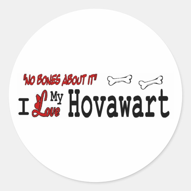 Adesivo Hovawart (I Love) Sticker (Frente)