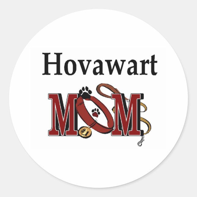 Adesivo Hovawart Mãe Sticker (Frente)