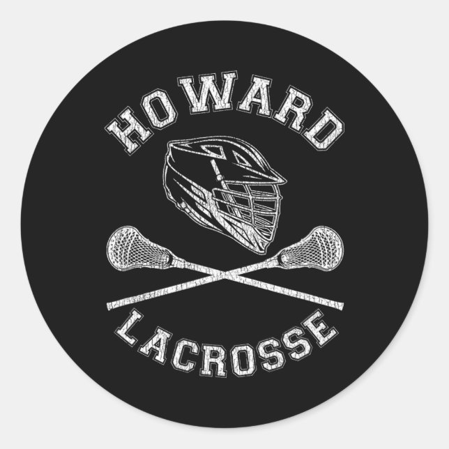 Adesivo Howard Lacrosse Vintage - Lâx. (Frente)