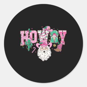 Adesivo Howdy Papai Noel Rosa Natal País Vovô Sa