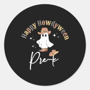 Adesivo Howdyemberg Pre-k Ghost Western Teacher Preschool