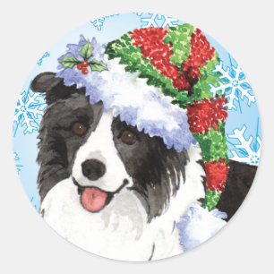 Adesivo Howliday feliz border collie