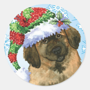 Adesivo Howlidays feliz Leonberger