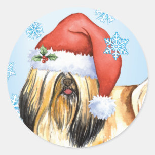 Adesivo Howlidays feliz Lhasa Apso