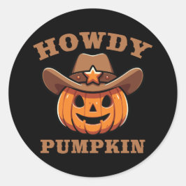 Adesivo Howpkin Cowboy Halloween Sticker