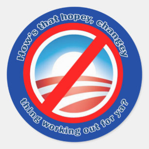 Adesivo Hows essa coisa de Hopey Changey que elabora para