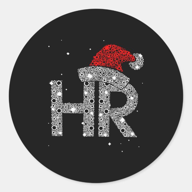 Adesivo Hr Human Resource Jobs - Funny Christmas Gift  (Frente)