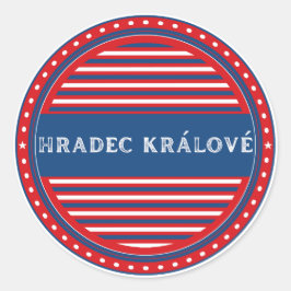Adesivo Hradec Kralove City Pride Emblem – Czech Identity