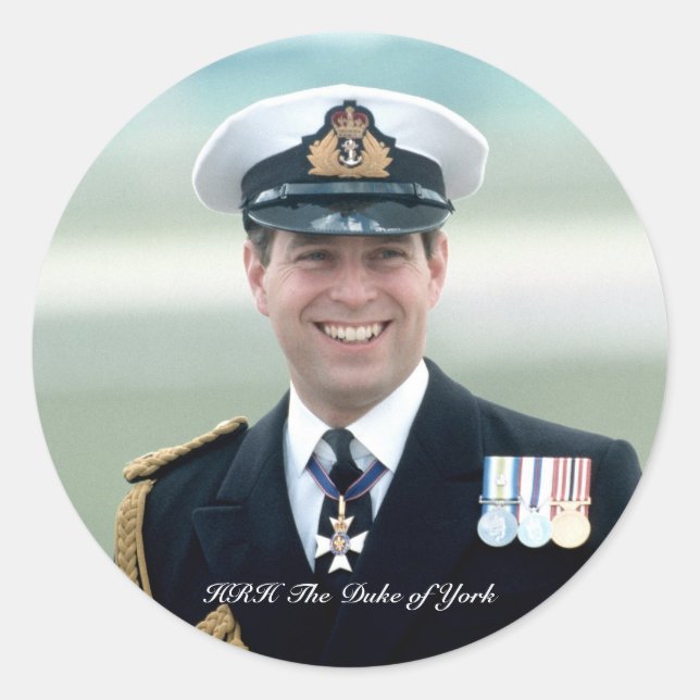 Adesivo HRH Prince Andrew (Frente)