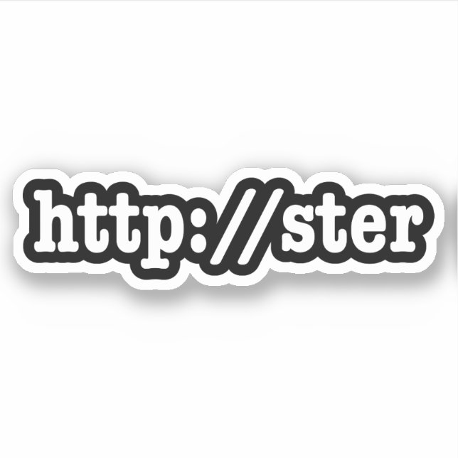 Adesivo http://ster / código html (Frente)