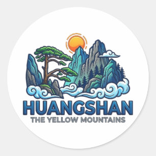 ADESIVO HUANGSHAN AS MONTANHAS AMARELAS