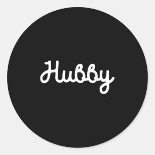 Adesivo Hubby Sr. Groom Em Casamento Com Bride Vintag