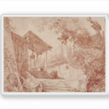 Hubert Robert: Fazenda com Dois Números por um Bem