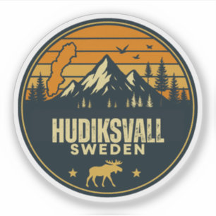 Adesivo Hudiksvall, Suécia Sverige