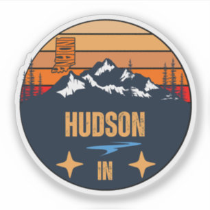 Adesivo Hudson, Indiana