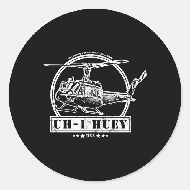 Adesivo Huey Helicopter (Frente)