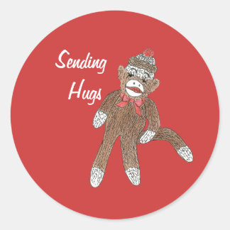 Adesivo Hug Monkey Sticker