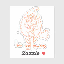 Adesivo Hug Your Demons